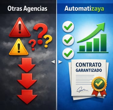  Comparación entre marketing digital garantizado vs agencias con promesas vacías