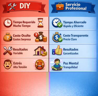 Comparativa DIY vs servicio profesional generación leads