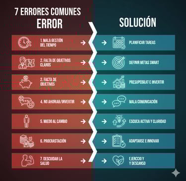 Los 7 errores más comunes en digitalización de PyMEs y sus soluciones