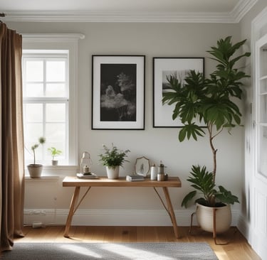 Bright living room with modern inventory