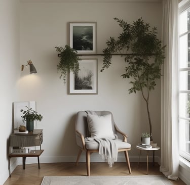 Bright living room with modern inventory