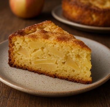 a piece of cake with a slice of cake on a plate