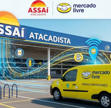 Parceria Assaí e Mercado Livre - Logística e Estratégia Digital