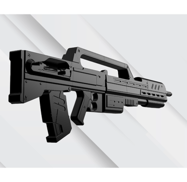 Full-scale Morita Rifle replica from Starship Troopers, 3D printed