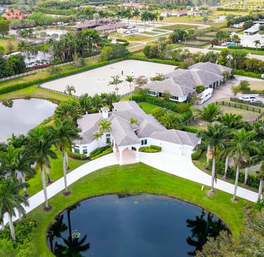 Equestrian Farm in Palm Beach Point Wellington Florida