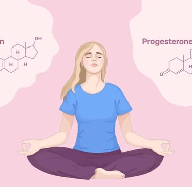 Image showing Estrogen vs Progesterone: What’s the Difference? concept