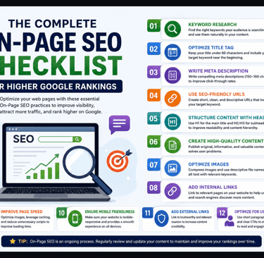The Complete On-Page SEO Checklist for Higher Google Rankings