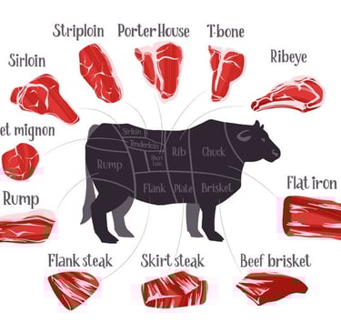 Beef cuts overview