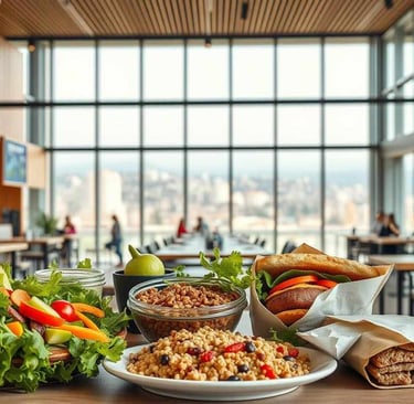 Healthy and enjoyable fast food options in a modern life