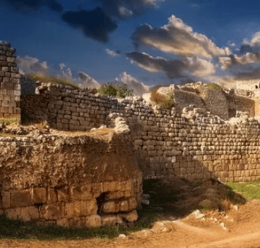 wall at Jericho