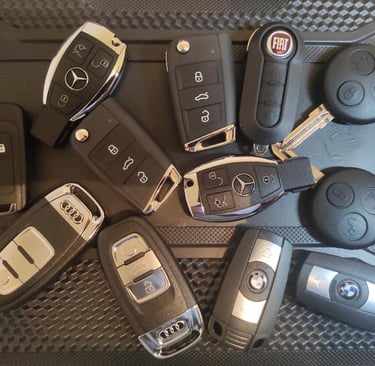 Chei auto de la VW, Mercedes, BMW, Fiat – pregătite pentru programare sau copiere