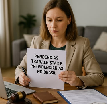 Como Resolver Pendências Trabalhistas e Previdenciárias no Brasil Morando no Exterior Guia Completo