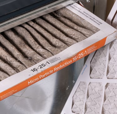 Dirty furnace filter