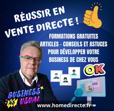 Réussir en vente directe à domicile