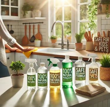 Eco friendly cleaning supplies are good for your health and the environment. 