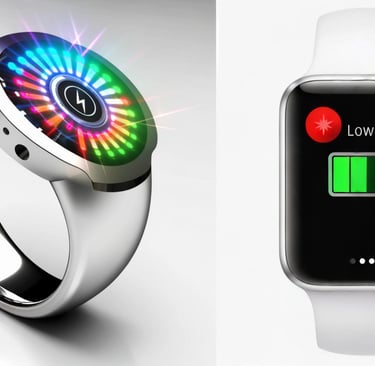 Smart ring with 7 day battery