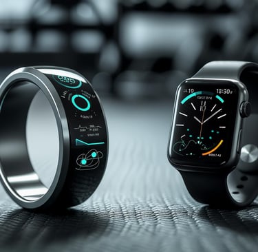 Fitness tracking smart ring