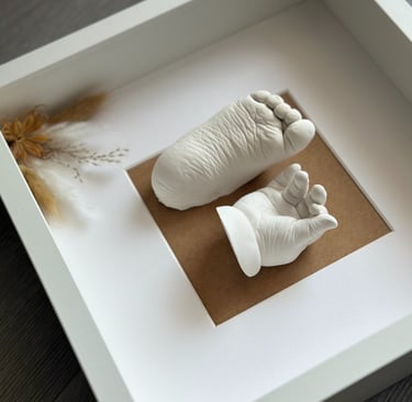 Empreintes 3D pied et main bébé