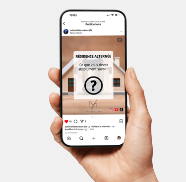 Contenu digital Instagram Hierso Avocat