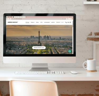 Site internet Hierso Avocat