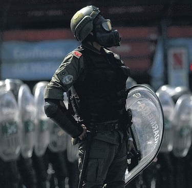 soldado gendarme argentino que tuvo un accidente de trabajo o enfermedad profesional