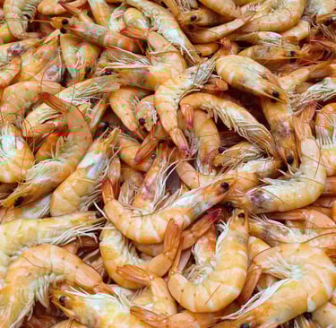Camarones conservados con metabisulfito de sodio conservador comida antioxidante