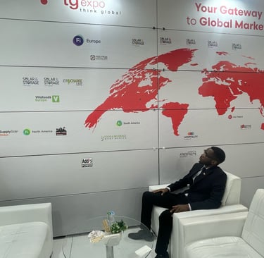 Tanaka Muvezwa at Eurasia Expo: Connecting with Energy Leaders TotalEnergies and Shell. 