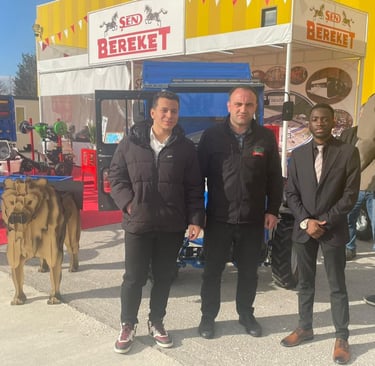 Tanaka Muvezwa at Konya Agricultural Expo representing Zimbabwe promoting President Mnangagwa vision