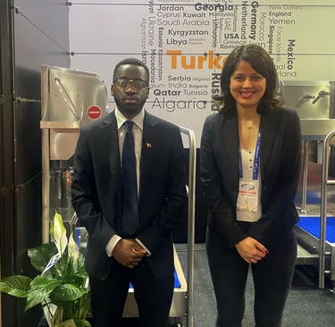 Tanaka Muvezwa at Petroleum Expo with companies such as TotalEnergies and Turkiyes biggest Firms