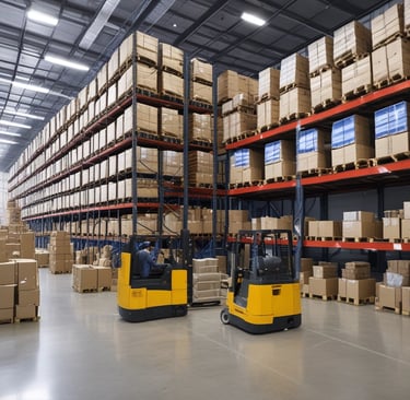 Proceso logístico 3PL con servicios de almacenaje, distribución y transporte en México