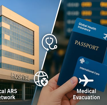 a person holding a passport and a passport case