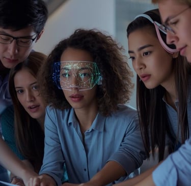 AI for Change hub linking to prompts, tutorials, templates and case studies