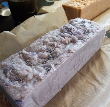 loaves of handmade soap