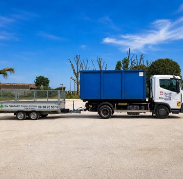 Camion ampliroll de la société ETABLISSEMENT CRAPART