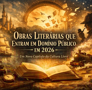 Obras Literárias que Entram em Domínio Público em 2026 Um Novo Capítulo da Cultura Livre