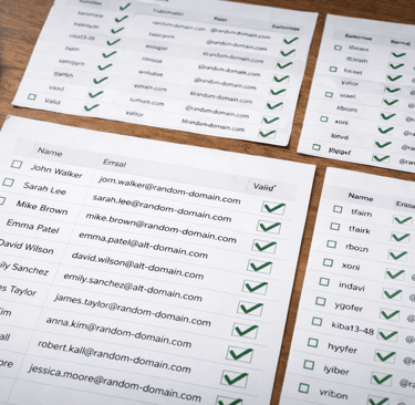 Approved emails showing hidden risky patterns