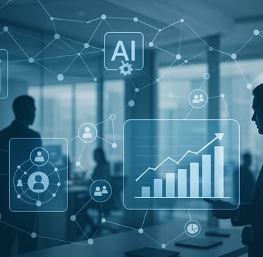 AI and automation concept – CapLeads B2B prospecting future