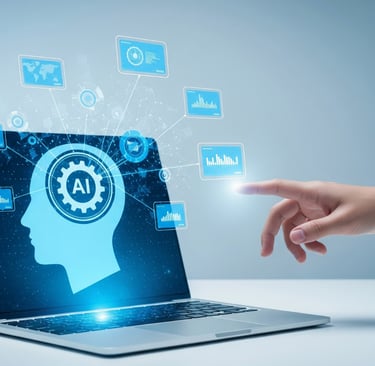 Futuristic business and AI collaboration – CapLeads outreach trends 2026