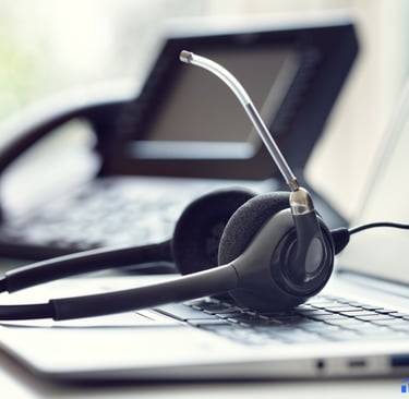 Callcenter headphone and dialer 