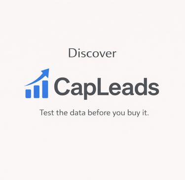 Discover CapLeads brand image introducing Discovery Free