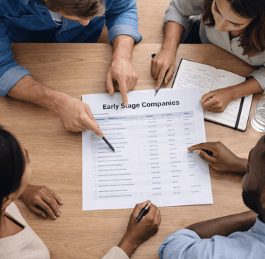 SDR team planning an early-stage outbound campaign