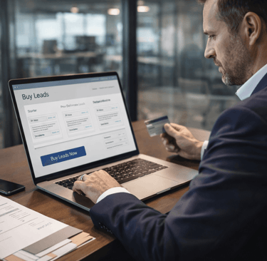 A founder buying a B2B leads online