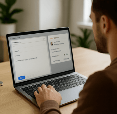 Founder reviewing a lead before sending an outreach email