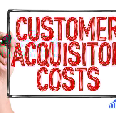 Hand writing customer acquisition costs