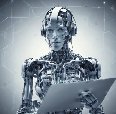 the word ai spelled in white letters on a black surface