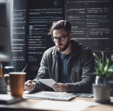 man wearing black shirt