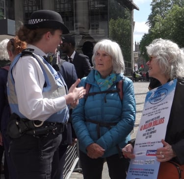 OGC Barclays Protest 1