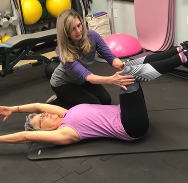 Private personal training core abs.