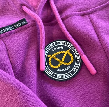 felpa sbt1935 per staffy fucsia