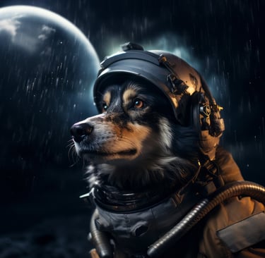 Cachorro astronauta